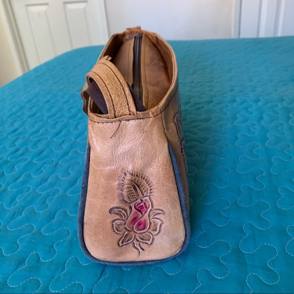 Mexican Artisan -Genuine leather bag - Picture 6 of 16